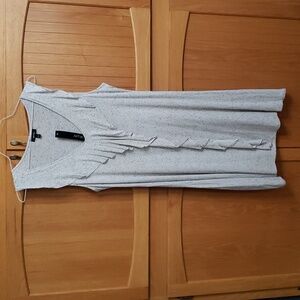 Apt 9 Size Large White dress with black and gray dots